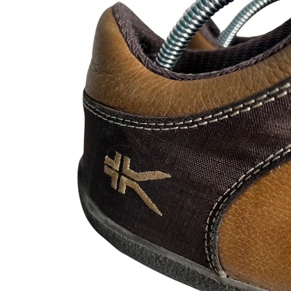 Kuru Pika Men’s Brown Leather Lace Up Sneakers Plantar Fasciitas Size 11 - Picture 6 of 10